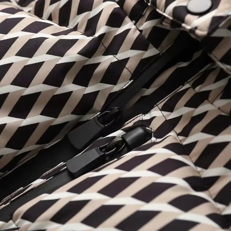 Winter Ski Jacket for Women – Warm Hooded Slim Fit Down Coat