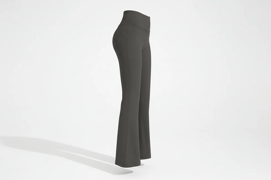 Women’s High Waist Bell Bottom Pants – Elastic Casual Fit