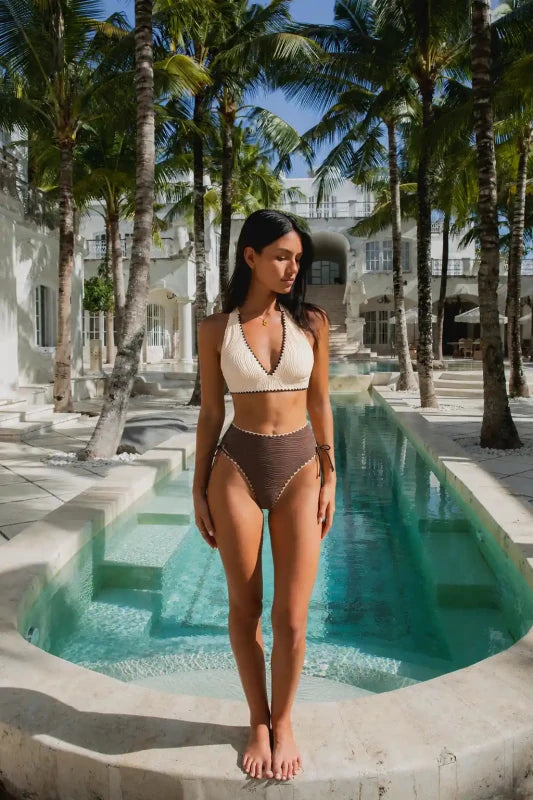 High Waist Bikini Set for Women – Comfortable Two Piece Beachwear - Velshara store