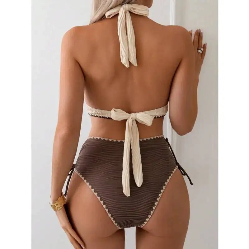 High Waist Bikini Set for Women – Comfortable Two Piece Beachwear - Velshara store