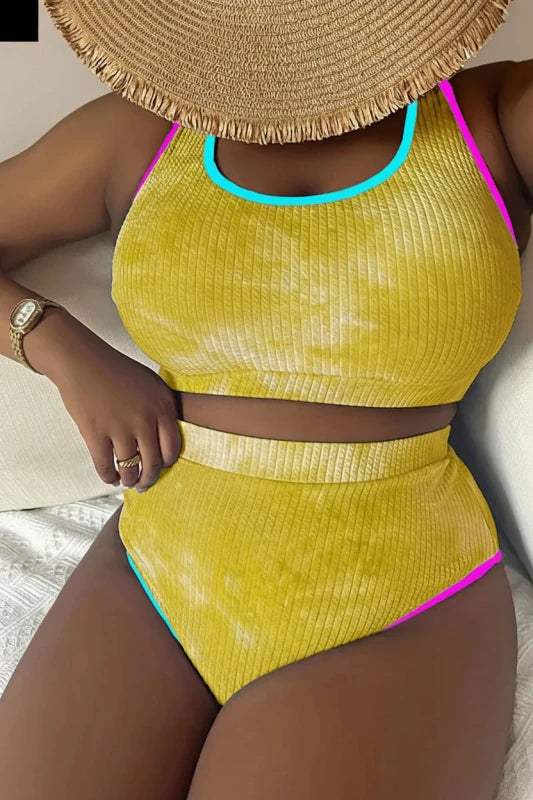 Plus Size High Waist Swimwear for Women – Comfortable Full Coverage Bikini - Velshara store
