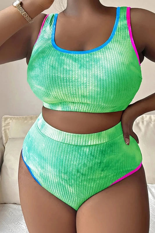 Plus Size High Waist Swimwear for Women – Comfortable Full Coverage Bikini - Velshara store