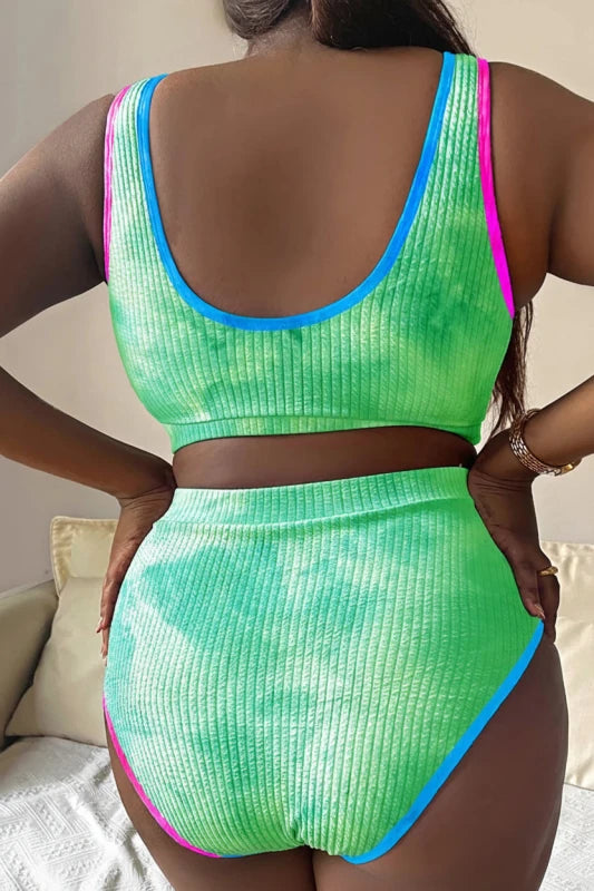 Plus Size High Waist Swimwear for Women – Comfortable Full Coverage Bikini - Velshara store