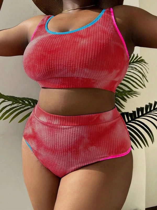 Plus Size High Waist Swimwear for Women – Comfortable Full Coverage Bikini - Velshara store