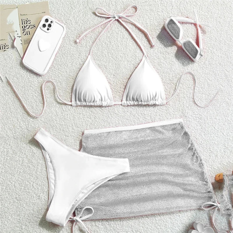 Three Piece Beach Swimwear for Women - Velshara store