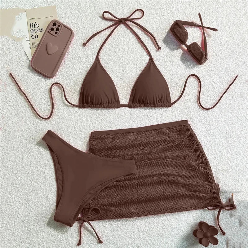 Three Piece Beach Swimwear for Women - Velshara store