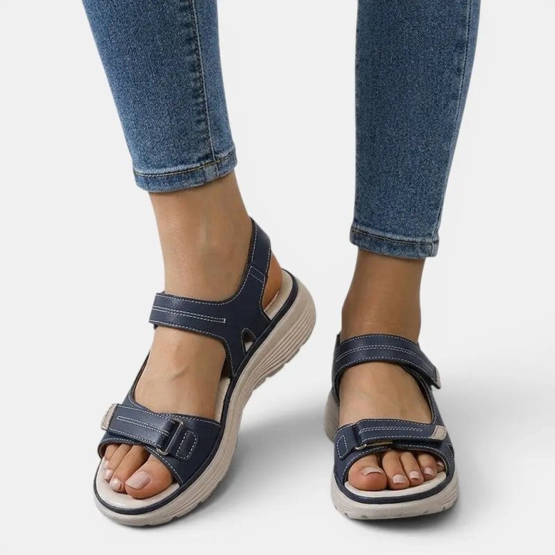 Women's Adjustable Synthetic Orthopedic Sandals | Comfortable Summer Footwear - Velshara store