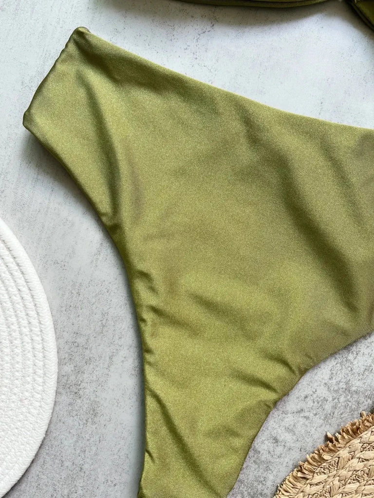 Women’s Bandeau Bikini Set – Brazilian Two Piece Swimwear for Summer Beach Days - Velshara store