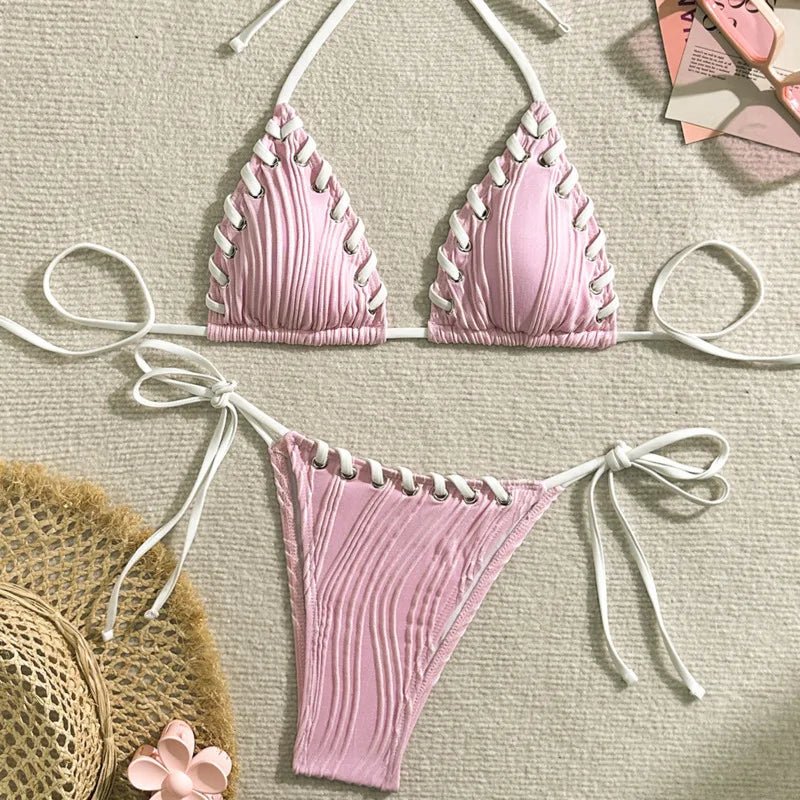 Women’s Brazilian Bikini Set – Two Piece Beach Swimwear for Summer Holidays - Velshara store