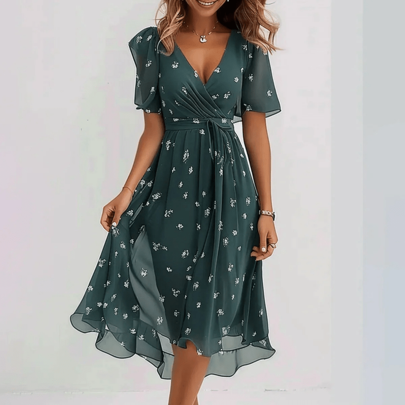 Women's Breathable Cotton Summer Dress | Flowing Lightweight Casual Outfit - Velshara store
