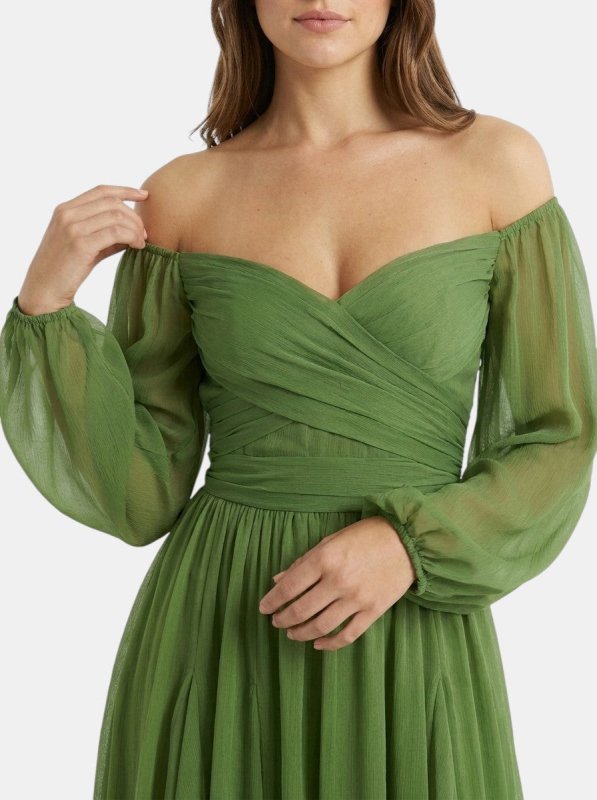 Women's Breathable Fabric Mini Dress | Elegant Wrap Summer Dress with Pleated Skirt - Velshara store