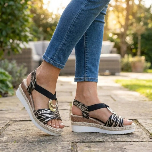 Women's Breathable Leather Sandals | Comfortable Adjustable Summer Footwear - Velshara store