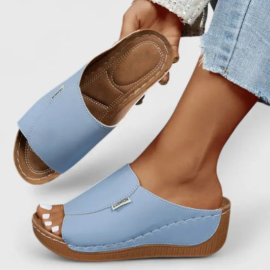 Women's Breathable Leather Sandals | Stylish Comfortable Summer Footwear - Velshara store
