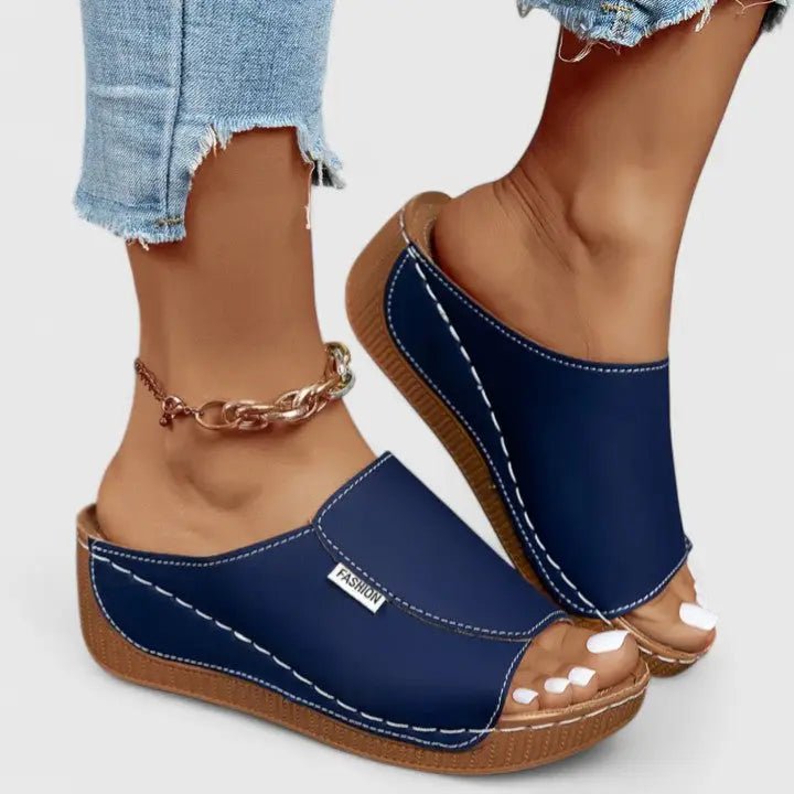 Women's Breathable Leather Sandals | Stylish Comfortable Summer Footwear - Velshara store
