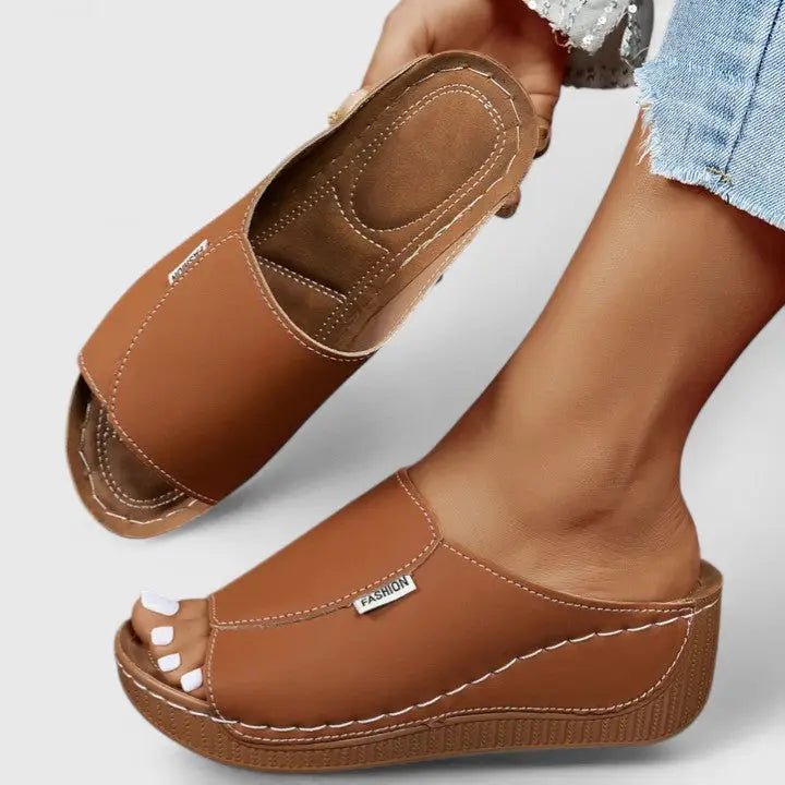 Women's Breathable Leather Sandals | Stylish Comfortable Summer Footwear - Velshara store