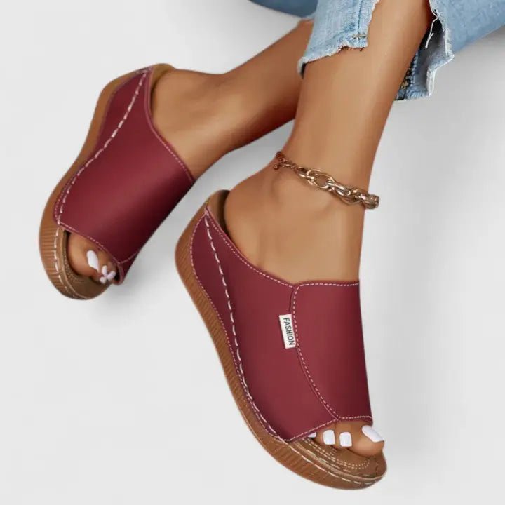 Women's Breathable Leather Sandals | Stylish Comfortable Summer Footwear - Velshara store