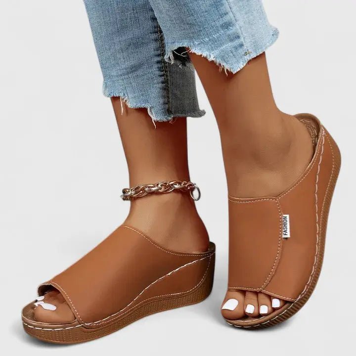 Women's Breathable Leather Sandals | Stylish Comfortable Summer Footwear - Velshara store