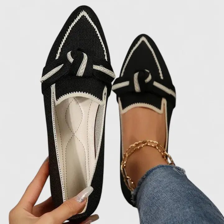 Women's Comfortable Leather Penny Loafers | Chic Slip - On Casual Shoes - Velshara store