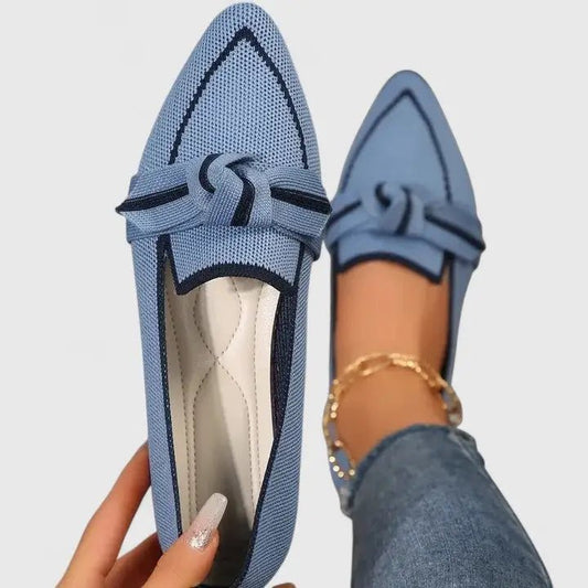 Women's Comfortable Leather Penny Loafers | Chic Slip - On Casual Shoes - Velshara store