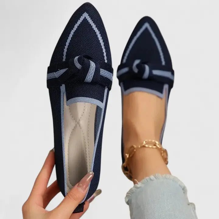 Women's Comfortable Leather Penny Loafers | Chic Slip - On Casual Shoes - Velshara store