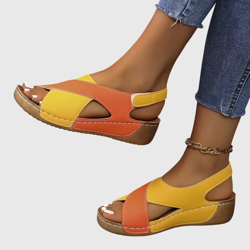 Women's Comfortable Synthetic Sandals | Elegant Supportive Summer Footwear - Velshara store