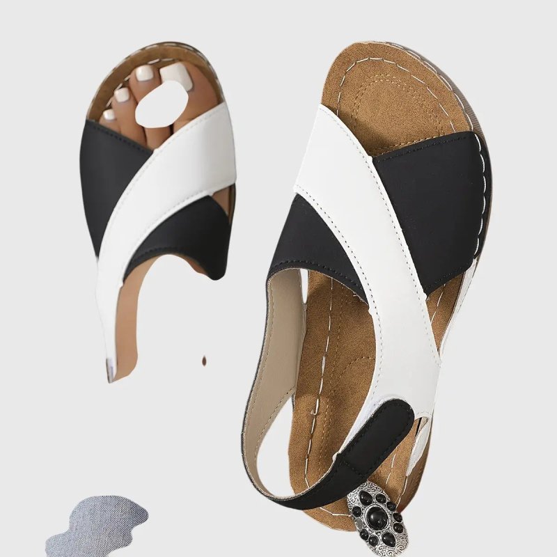 Women's Comfortable Synthetic Sandals | Elegant Supportive Summer Footwear - Velshara store