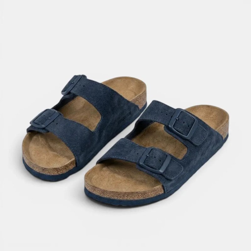 Women's Cork Footbed Sandals | Comfortable Open - Toe Orthopedic Shoes - Velshara store