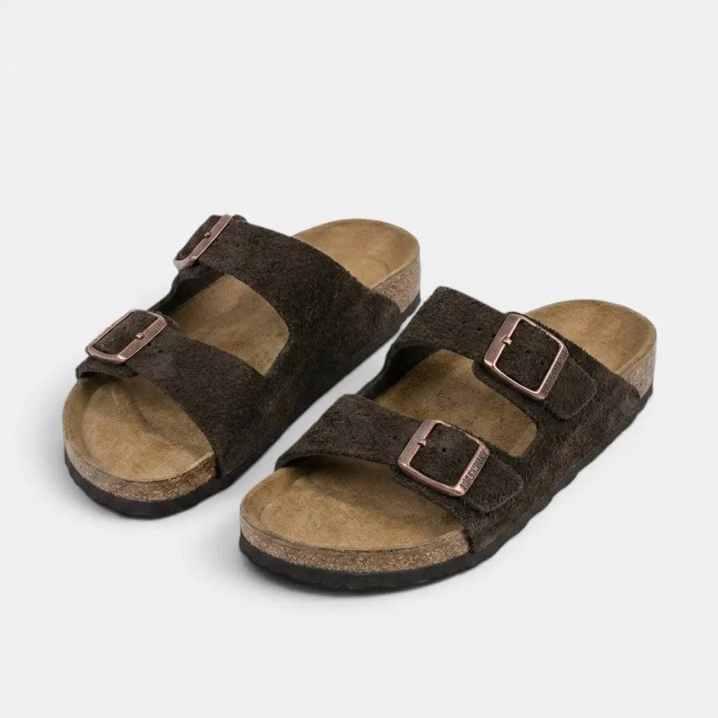 Women's Cork Footbed Sandals | Comfortable Open - Toe Orthopedic Shoes - Velshara store