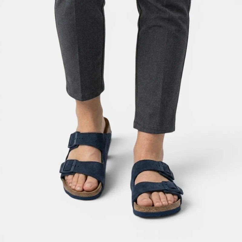 Women's Cork Footbed Sandals | Comfortable Open - Toe Orthopedic Shoes - Velshara store