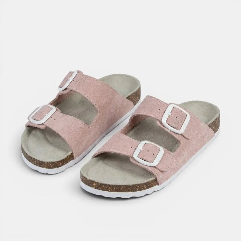 Women's Cork Footbed Sandals | Comfortable Open - Toe Orthopedic Shoes - Velshara store