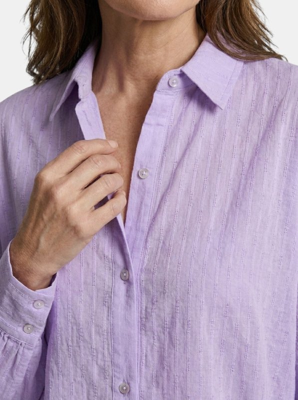 Women's Cotton Broderie Stripe Short Set | Relaxed Oversized Summer Outfit - Velshara store