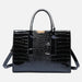 Women’s Crocodile Pattern Tote Bag – Large Capacity Shoulder Bag - Velshara store