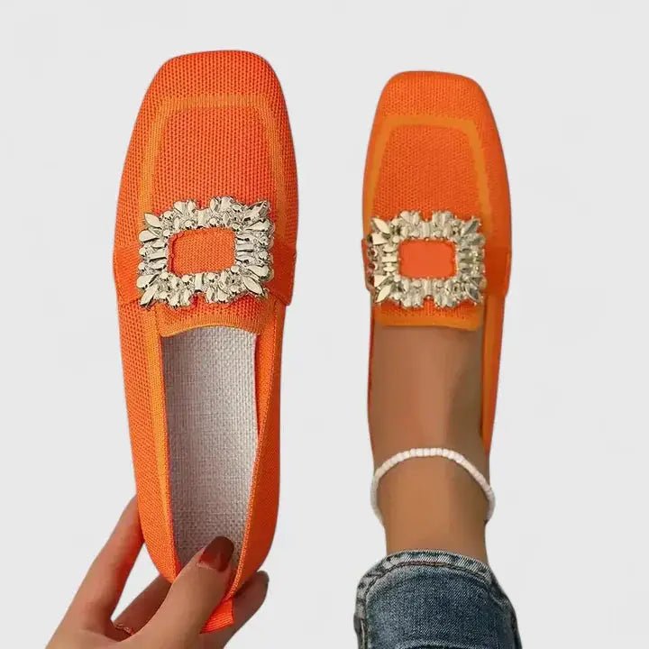 Women's Cushioned Leather Loafers | Elegant Orthopedic Comfort Shoes - Velshara store