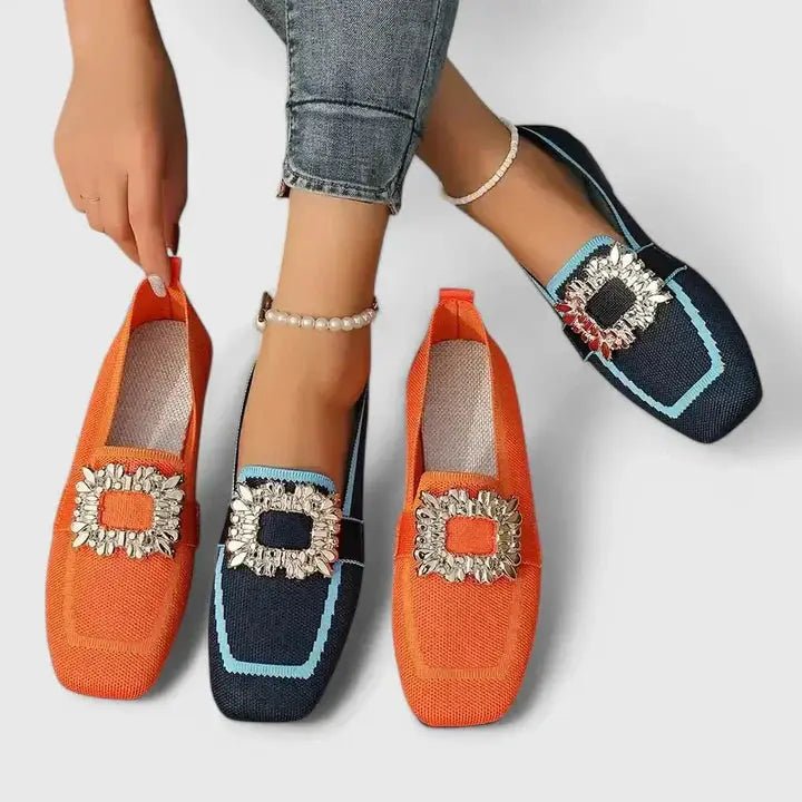 Women's Cushioned Leather Loafers | Elegant Orthopedic Comfort Shoes - Velshara store