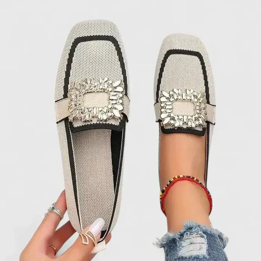 Women's Cushioned Leather Loafers | Elegant Orthopedic Comfort Shoes - Velshara store
