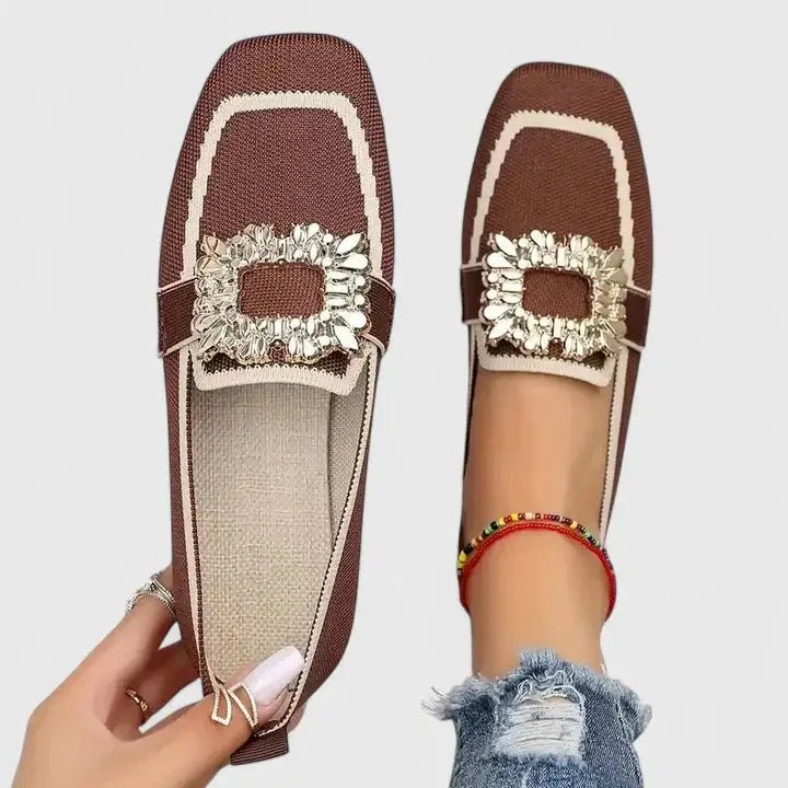 Women's Cushioned Leather Loafers | Elegant Orthopedic Comfort Shoes - Velshara store