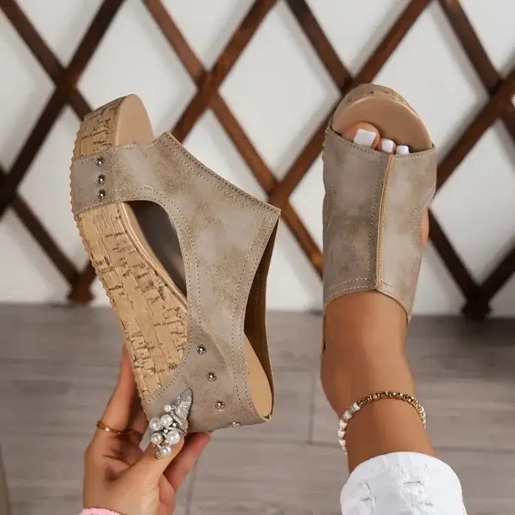 Women's Cushioned Orthopedic Sandals | Elegant Supportive Summer Footwear - Velshara store