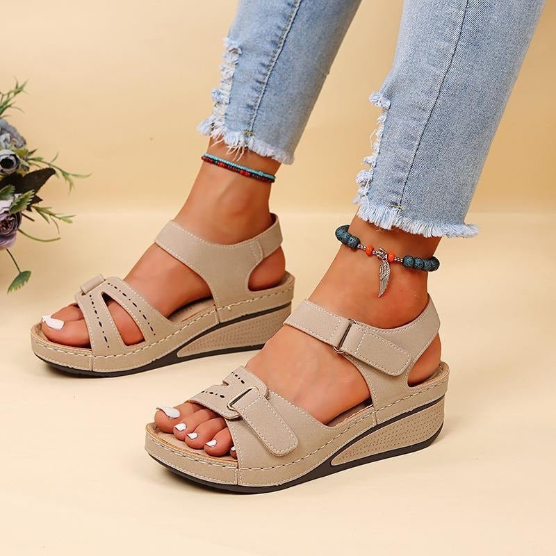 Women's Cushioned Orthopedic Sandals | Elegant Supportive Summer Footwear - Velshara store