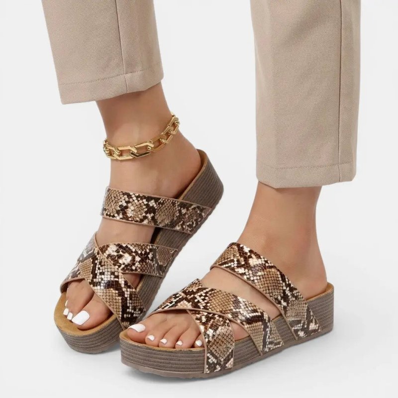 Women's Cushioned Sandals | Elegant Orthopedic Support | Lightweight Comfortable Summer Footwear - Velshara store
