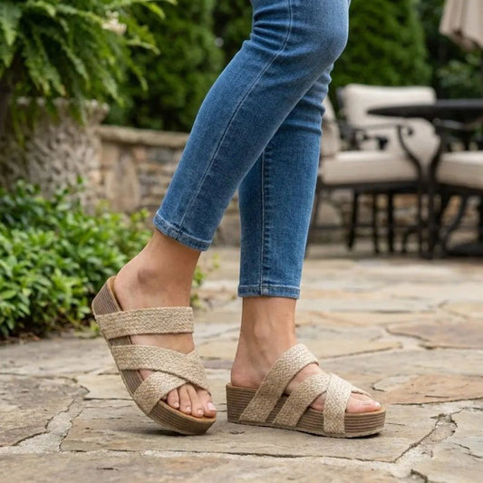 Women's Cushioned Sandals | Elegant Orthopedic Support | Lightweight Comfortable Summer Footwear - Velshara store