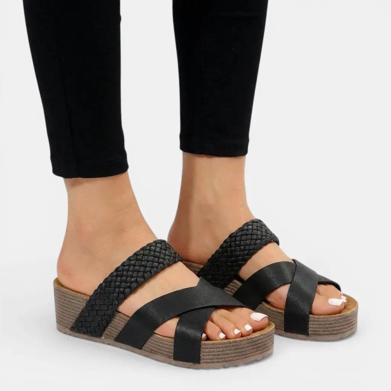 Women's Cushioned Sandals | Elegant Orthopedic Support | Lightweight Comfortable Summer Footwear - Velshara store