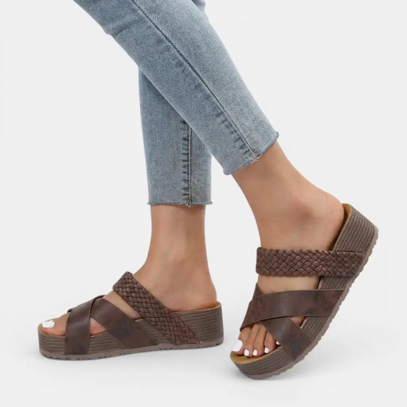 Women's Cushioned Sandals | Elegant Orthopedic Support | Lightweight Comfortable Summer Footwear - Velshara store