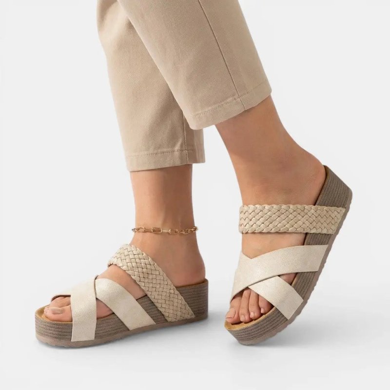 Women's Cushioned Sandals | Elegant Orthopedic Support | Lightweight Comfortable Summer Footwear - Velshara store