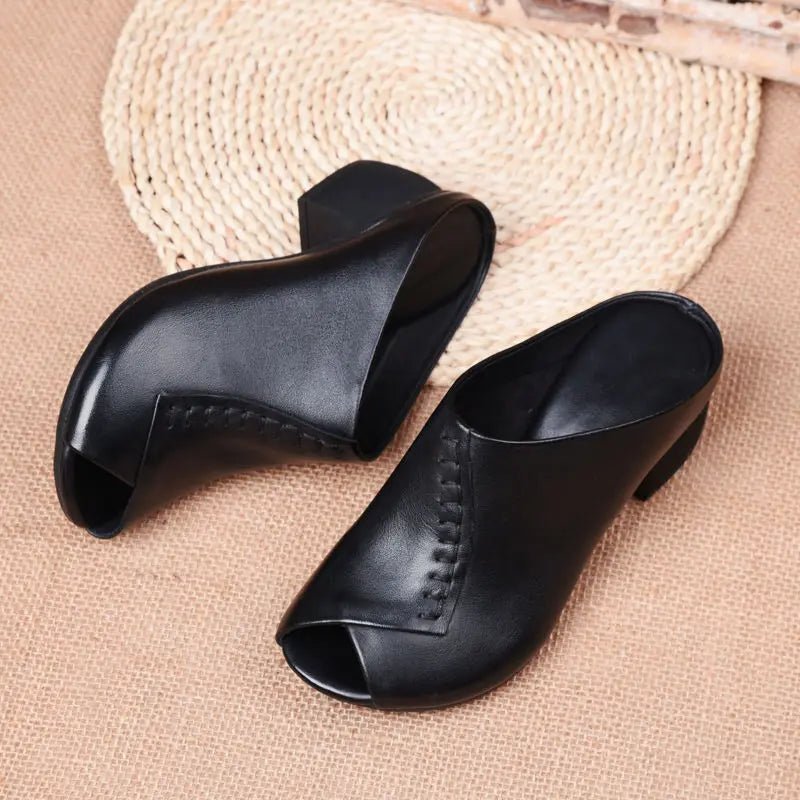 Women's Cushioned Slip - On Sandals | Elegant Comfortable Everyday Footwear - Velshara store