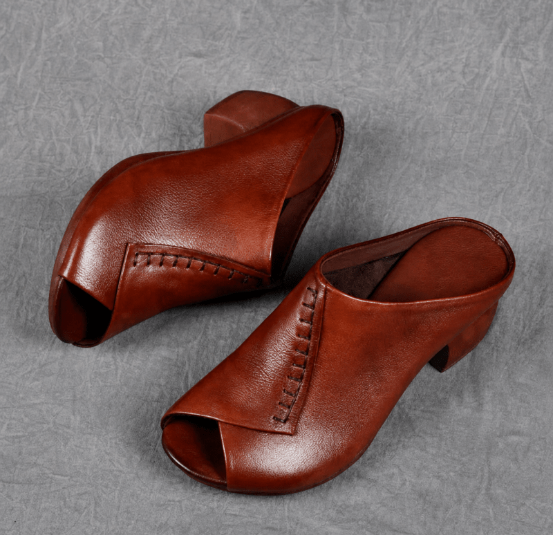 Women's Cushioned Slip - On Sandals | Elegant Comfortable Everyday Footwear - Velshara store