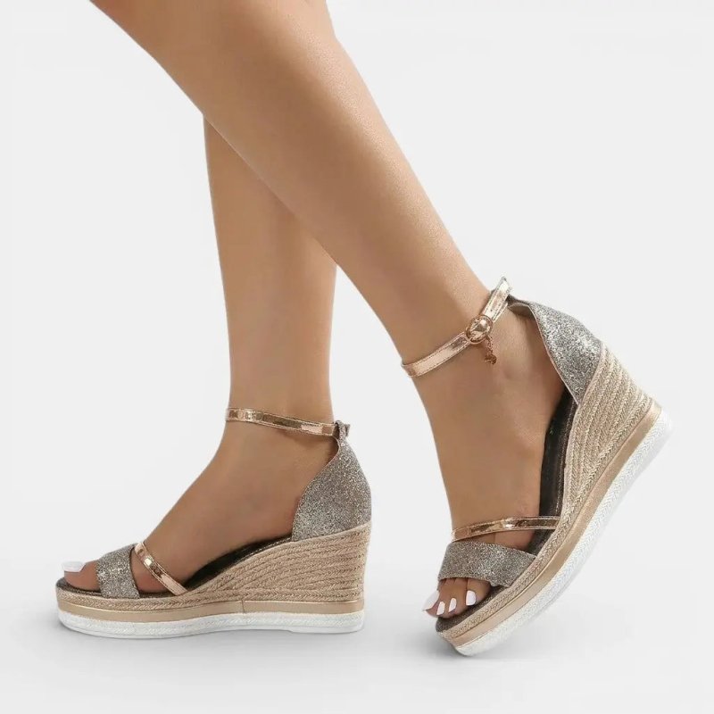 Women's Cushioned Synthetic Sandals | Elegant Supportive Summer Footwear - Velshara store
