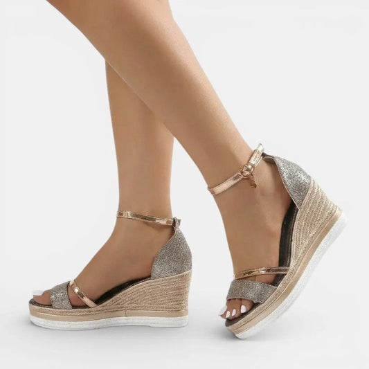 Women's Cushioned Synthetic Sandals | Elegant Supportive Summer Footwear - Velshara store