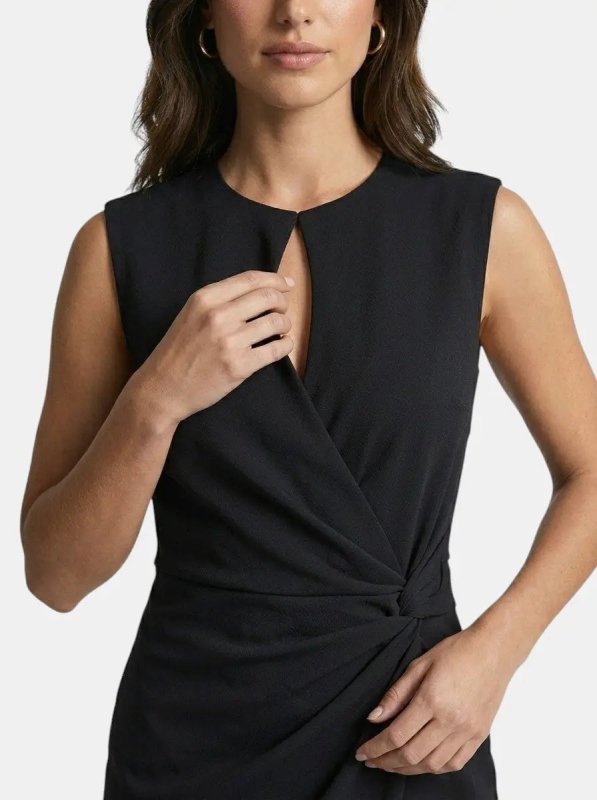 Women's Elegant Black Cocktail Dress | Flattering Versatile Evening Gown - Velshara store