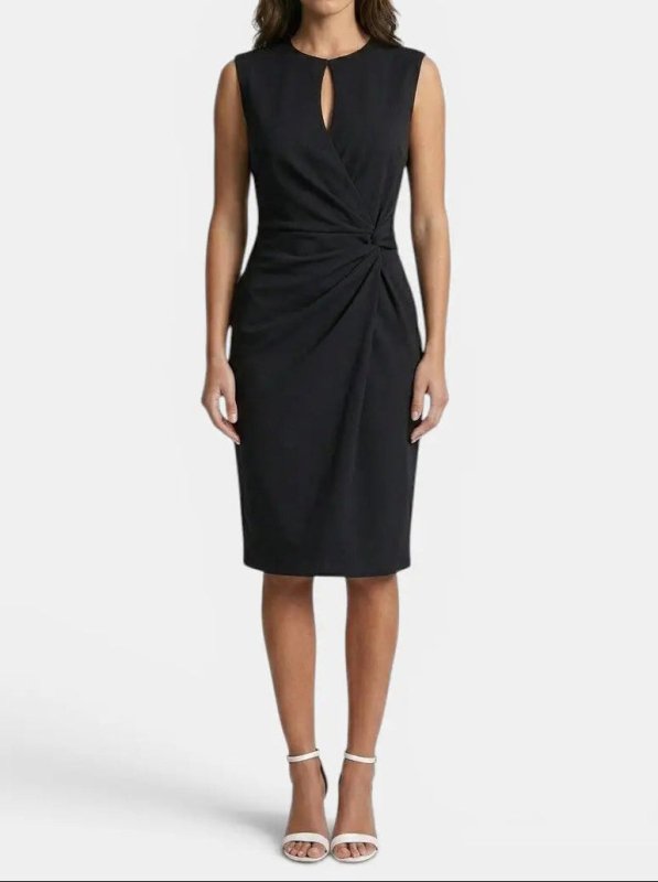 Women's Elegant Black Cocktail Dress | Flattering Versatile Evening Gown - Velshara store
