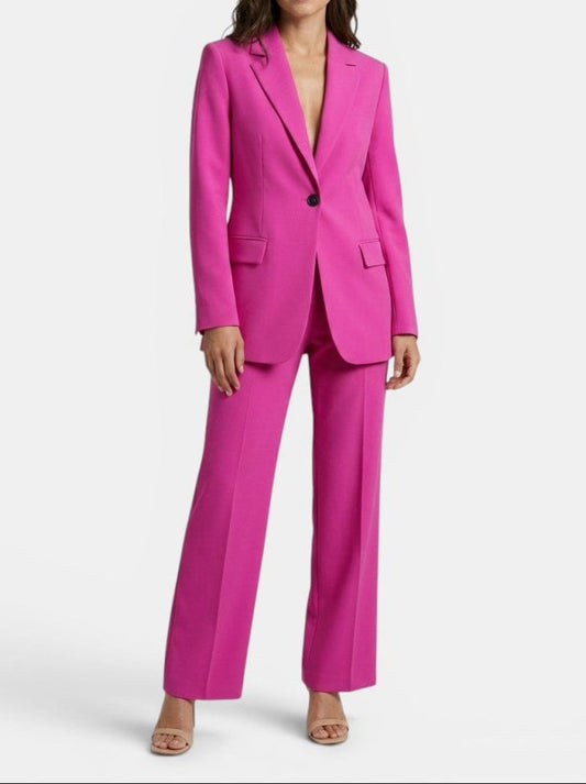 Women's Elegant Blazer and Wide Leg Trousers | Tailored All - Season Pant Suit for Women - Velshara store
